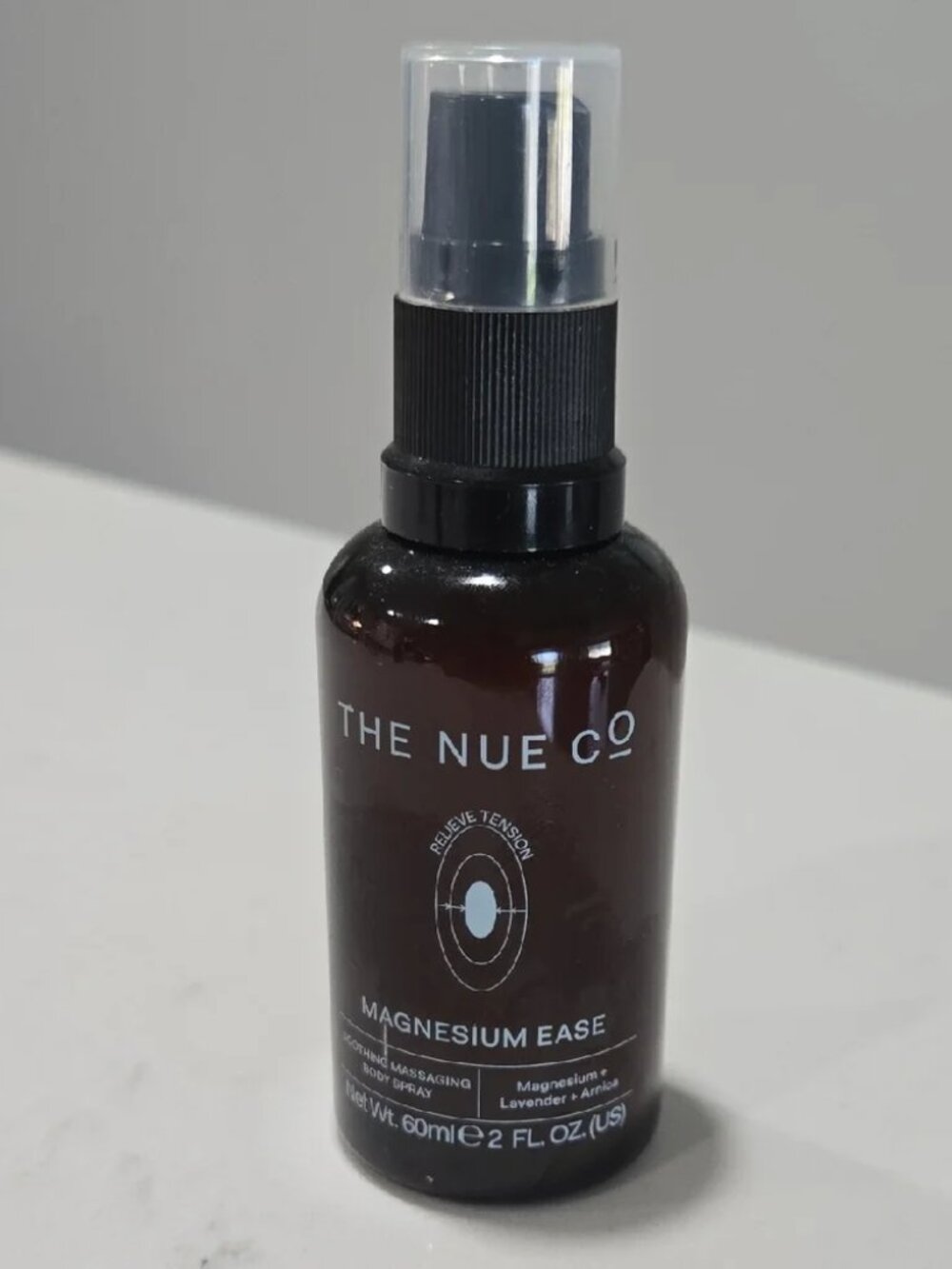 The Nue Co Magnesium Ease Soothing Massaging Body Spray Yoga Wellness Brand New